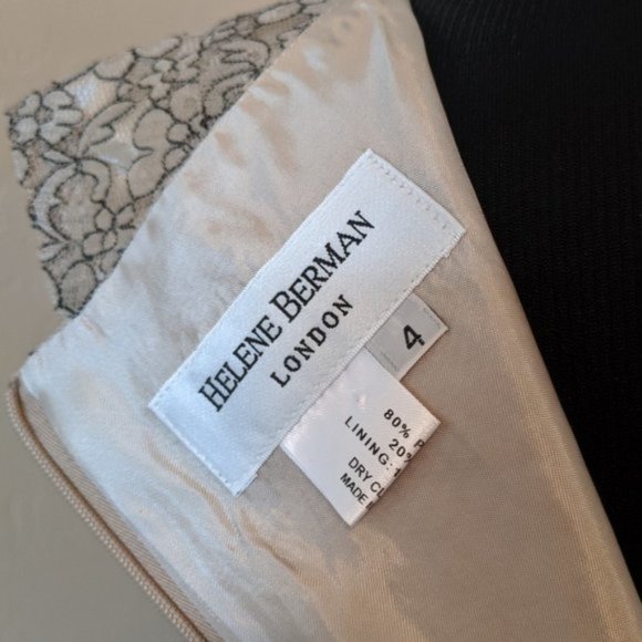 NWT / Helen Berman London / Lace Overlay Dress - Picture 5 of 7
